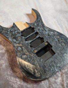 custom rg-guitar-body w/ epoxy top